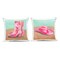 Stupell Industries Pink Theme Cowgirl Fashion 2pc Outdoor Printed Throw Pillow Set Design by Grace Popp, 18 x 7 x 18